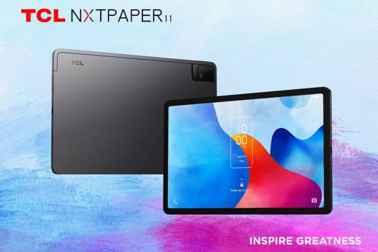 TCL NXTPAPER 11 — это усовершенствованный цветной планшет, похожий на бумагу.